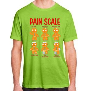 Retro Pain Scale Gingerbread Trauma Nurse Nursing Adult ChromaSoft Performance T-Shirt