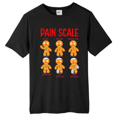 Retro Pain Scale Gingerbread Trauma Nurse Nursing Tall Fusion ChromaSoft Performance T-Shirt