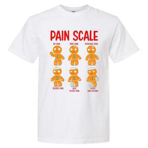 Retro Pain Scale Gingerbread Trauma Nurse Nursing Garment-Dyed Heavyweight T-Shirt