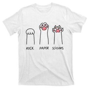 Rock Paper Scissors Cat Paws T-Shirt