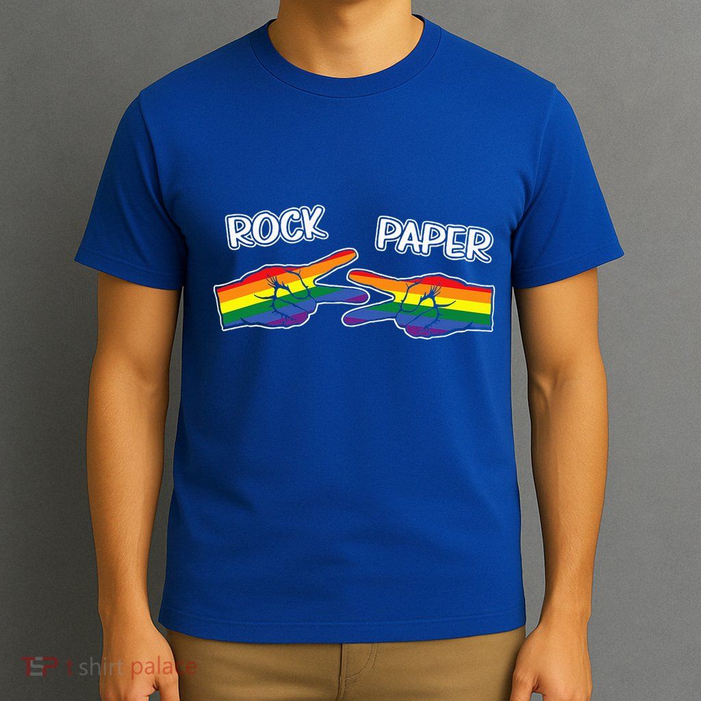 Rock Paper Scissors Lgbtq+ Pride Month T-Shirt