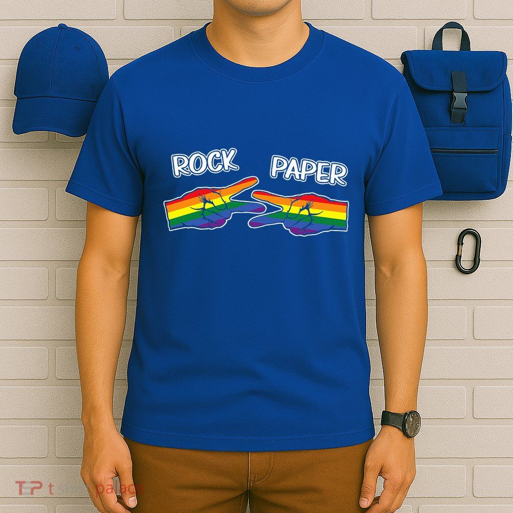 Rock Paper Scissors Lgbtq+ Pride Month T-Shirt