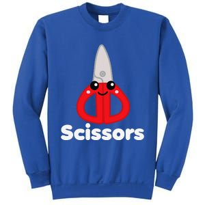 Rock Paper Scissors Group Halloween Costume Cute Kawaii Sweatshirt