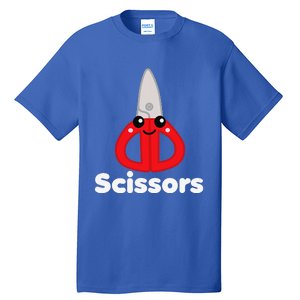 Rock Paper Scissors Group Halloween Costume Cute Kawaii Tall T-Shirt