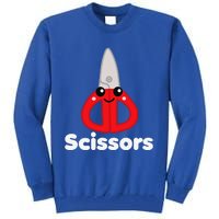 Rock Paper Scissors Group Halloween Costume Cute Kawaii Tall Sweatshirt