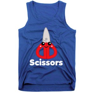 Rock Paper Scissors Group Halloween Costume Cute Kawaii Tank Top