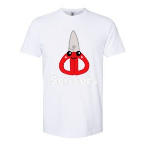 Rock Paper Scissors Group Halloween Costume Cute Kawaii Softstyle CVC T-Shirt