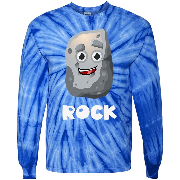 Rock Paper Scissors Group Halloween Costume Tie-Dye Long Sleeve Shirt