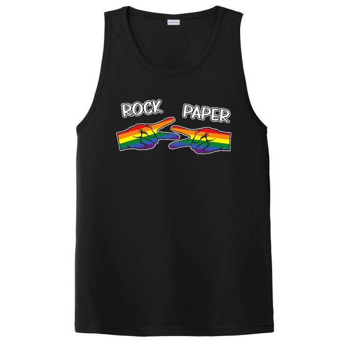 Rock Paper Scissors Lgbtq+ Pride Month PosiCharge Competitor Tank