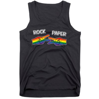 Rock Paper Scissors Lgbtq+ Pride Month Tank Top