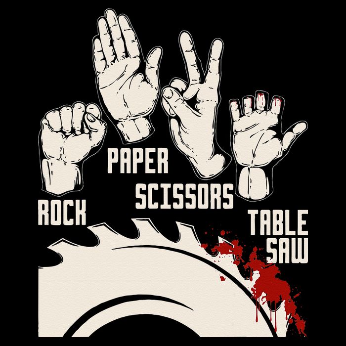 Rock Paper Scissors Table Saw Funny Woodworking Carpenter Flexfit Unipanel Trucker Cap
