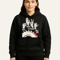 Rock Paper Scissors Table Saw Funny Woodworking Carpenter Hoodie
