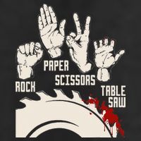 Rock Paper Scissors Table Saw Funny Woodworking Carpenter Microfiber Hand Towel