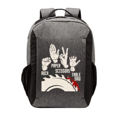 Rock Paper Scissors Table Saw Funny Woodworking Carpenter Vector Backpack