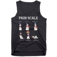 Retro Pain Scale Snowman Trauma Nurse Christmas Nursing Tank Top