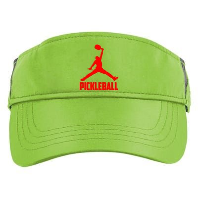 Red Pickleball Sports Logo Adult Drive Performance Visor