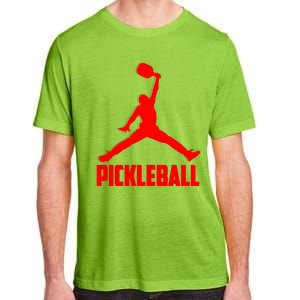 Red Pickleball Sports Logo Adult ChromaSoft Performance T-Shirt