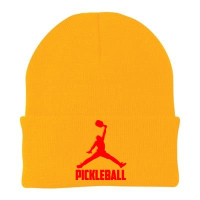 Red Pickleball Sports Logo Knit Cap Winter Beanie