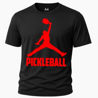 Red Pickleball Sports Logo Performance Shirt