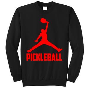 Red Pickleball Sports Logo Sweatshirt