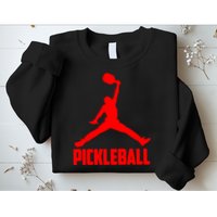 Red Pickleball Sports Logo Sweatshirt