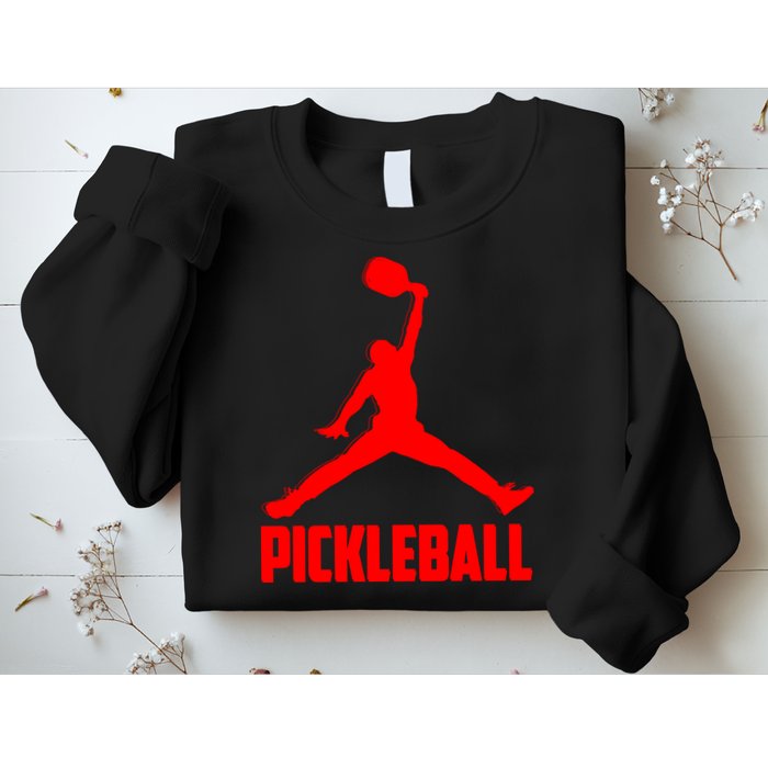 Red Pickleball Sports Logo Sweatshirt