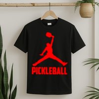 Red Pickleball Sports Logo T-Shirt