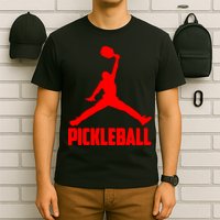 Red Pickleball Sports Logo T-Shirt