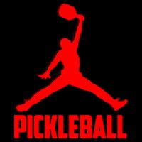 Red Pickleball Sports Logo T-Shirt
