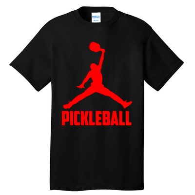 Red Pickleball Sports Logo Tall T-Shirt