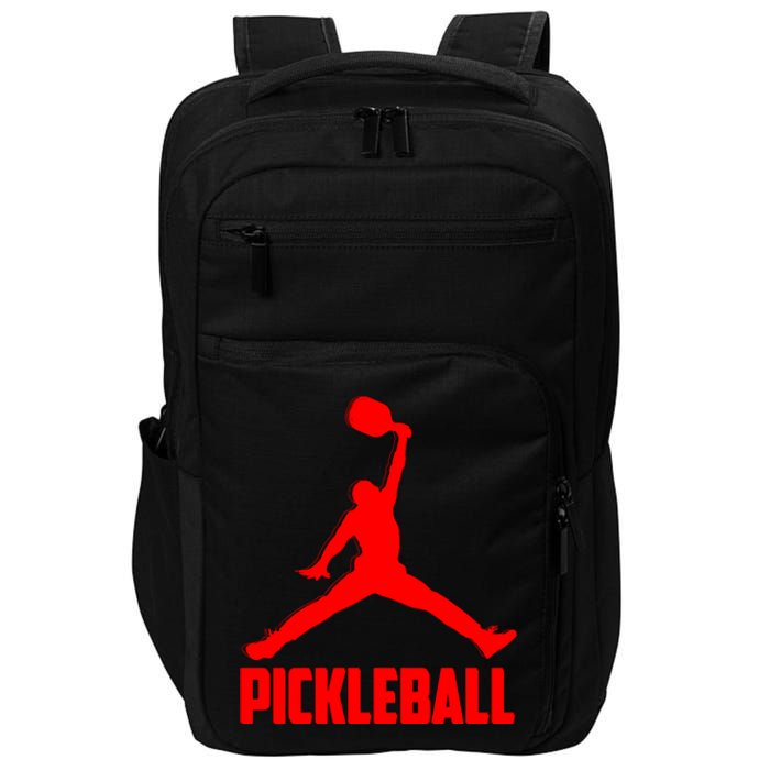 Red Pickleball Sports Logo Impact Tech Backpack