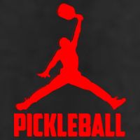Red Pickleball Sports Logo Adult Drive Performance Visor