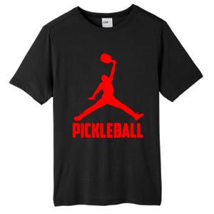 Red Pickleball Sports Logo Tall Fusion ChromaSoft Performance T-Shirt