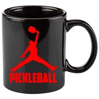Red Pickleball Sports Logo 11oz C Handle Ceramic Mug
