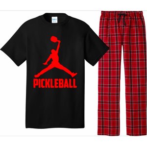 Red Pickleball Sports Logo Pajama Set