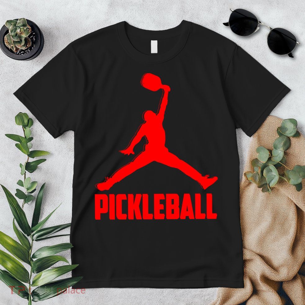 Red Pickleball Sports Logo Premium T-Shirt