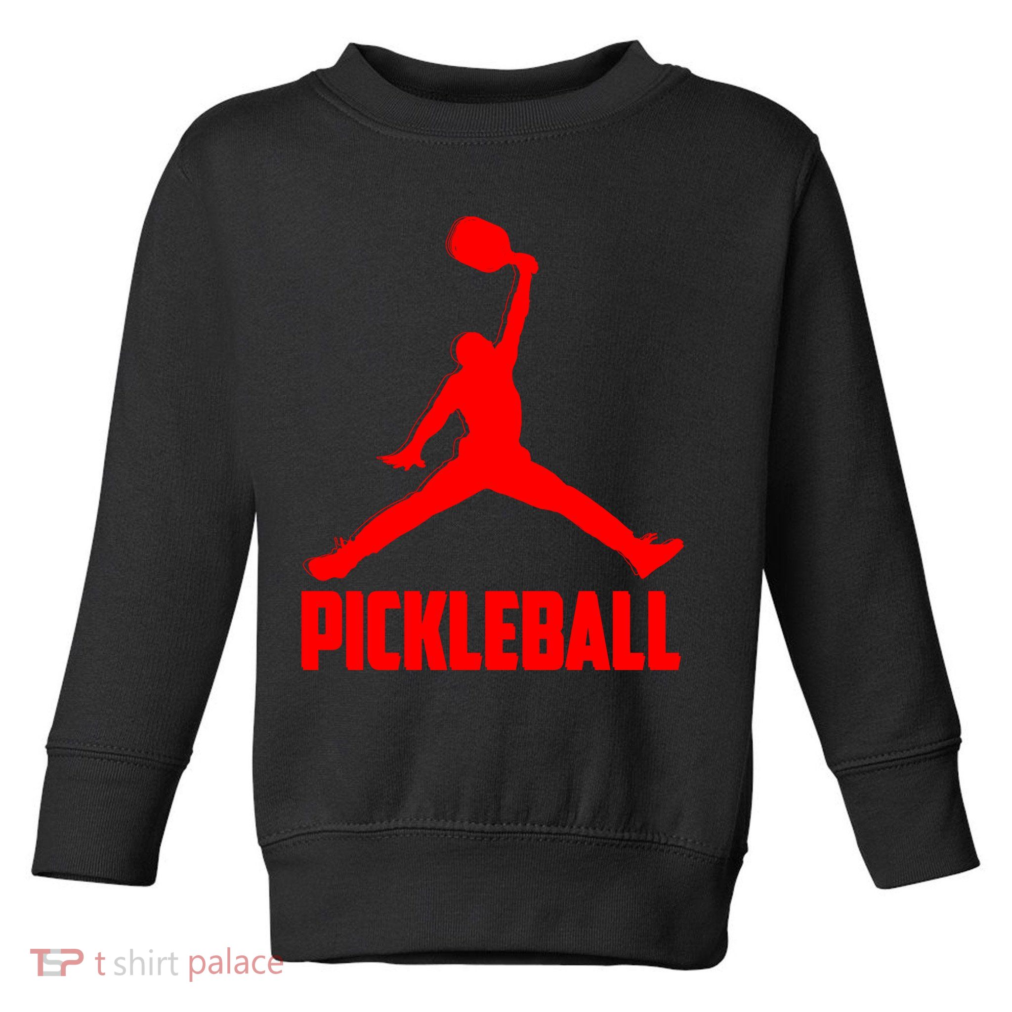 Red Pickleball Sports Logo Toddler Sweatshirt