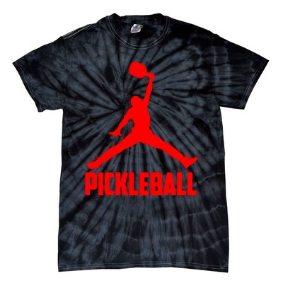 Red Pickleball Sports Logo Tie-Dye T-Shirt