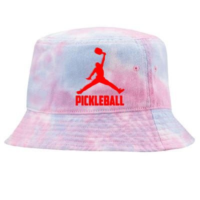 Red Pickleball Sports Logo Tie-Dyed Bucket Hat