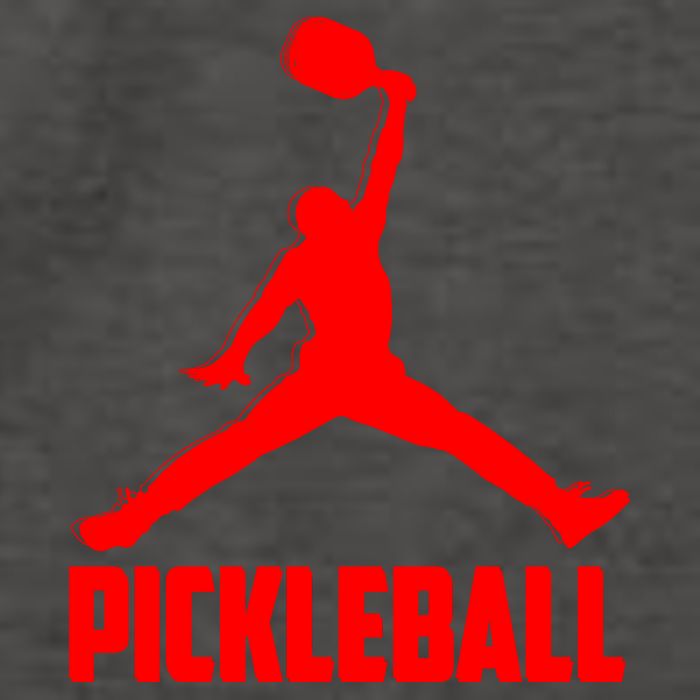 Red Pickleball Sports Logo Vector Backpack