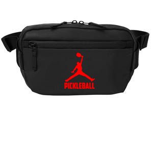 Red Pickleball Sports Logo Crossbody Pack