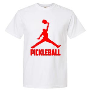 Red Pickleball Sports Logo Garment-Dyed Heavyweight T-Shirt