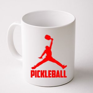 Red Pickleball Sports Logo Coffee Mug