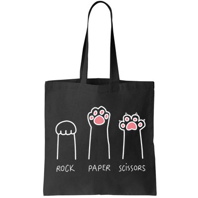 Rock Paper Scissors Cat Paws Bag