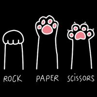 Rock Paper Scissors Cat Paws Toddler Sweatshirt