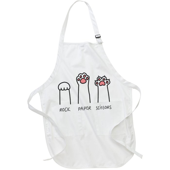 Rock Paper Scissors Cat Paws Apron