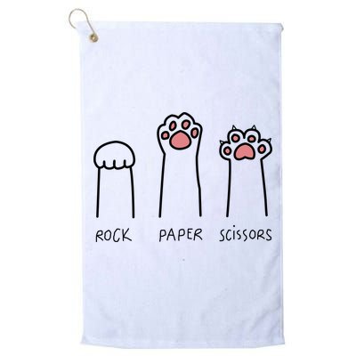 Rock Paper Scissors Cat Paws Golf Towel