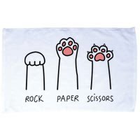 Rock Paper Scissors Cat Paws Microfiber Hand Towel