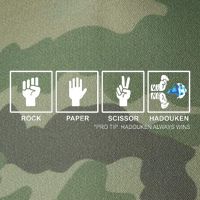 Rock Paper Scissor Hadouken Always Wins Legacy Tie Dye Trucker Hat
