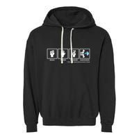 Rock Paper Scissor Hadouken Always Wins Garment-Dyed Fleece Hoodie